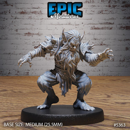 Dwarf Vampire -  Resin Miniature - Tabletop  miniature - Fantasy Miniature - 32mm - D&D -  Sci-fi Miniature