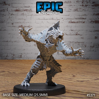Warewolf -  Resin Miniature - Tabletop  miniature - Fantasy Miniature - 32mm - D&D -  Sci-fi Miniature