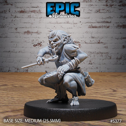 Ghoul spawn -  Resin Miniature - Tabletop  miniature - Fantasy Miniature - 32mm - D&D -  Sci-fi Miniature