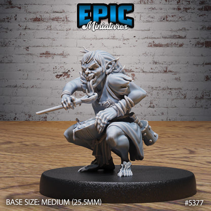 DnD Ghoul spawn -  Resin Miniature - Tabletop  miniature - Fantasy Miniature - 32mm - D&D -  Sci-fi Miniature