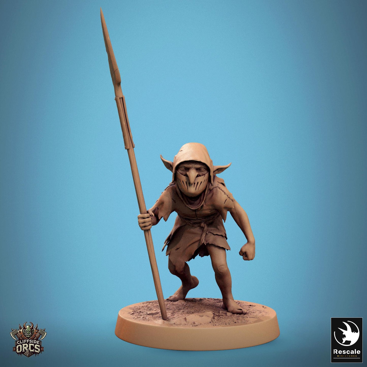 Goblins 1 - Resin Miniature - Tabletop miniature - Fantasy Miniature - 32mm - D&D - Sci-fi Miniature - Papsikel DnD