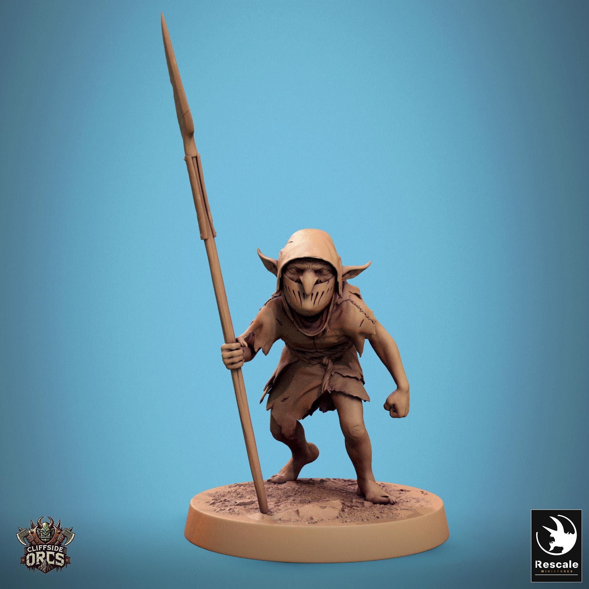 Goblins 1 - Resin Miniature - Tabletop miniature - Fantasy Miniature - 32mm - D&D - Sci-fi Miniature - Papsikel DnD