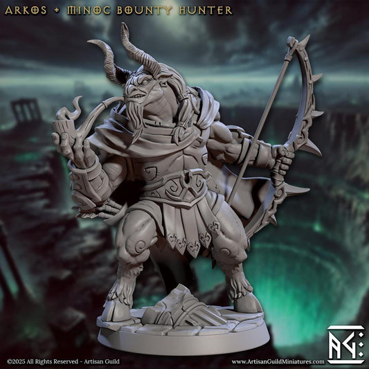 Arkos  - 3D Printed Miniature - Fantasy Miniature -Tabletop  Miniature - Tabletop Miniature - D&D - Artisan Guild DnD