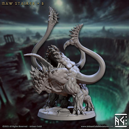 Maw Stalker  - 3D Printed Miniature - Fantasy Miniature -Tabletop  Miniature - Tabletop Miniature - D&D - Artisan Guild DnD