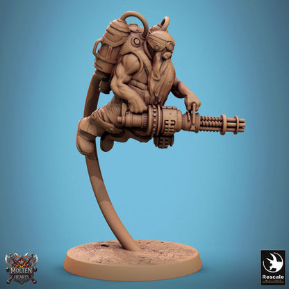 Dwarf Steampunk 1 - Resin Miniature - Tabletop miniature - Fantasy Miniature - 32mm - D&D - Sci-fi Miniature - DnD
