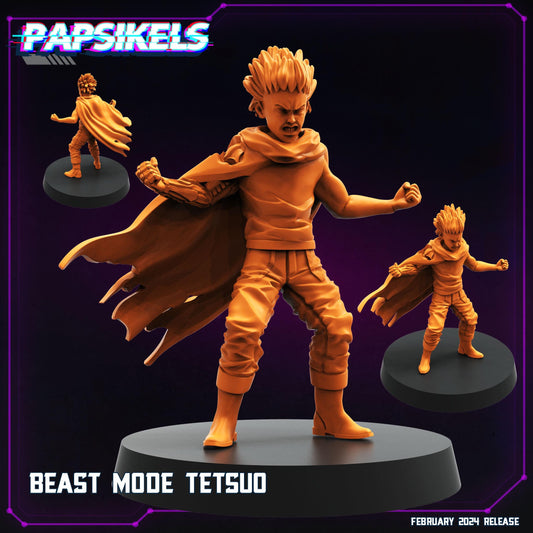 Tetsuo - Resin Miniature - Tabletop miniature - Fantasy Miniature - 32mm - D&D - Sci-fi Miniature - Papsikel