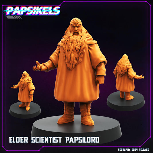 Papsilord Scientists - Resin Miniature - Tabletop miniature - Fantasy Miniature - 32mm - D&D - Sci-fi Miniature - Papsikel