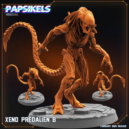 Xeno Predaliens - Resin Miniature - Tabletop miniature - Fantasy Miniature - 32mm - D&D - Sci-fi Miniature - Papsikel
