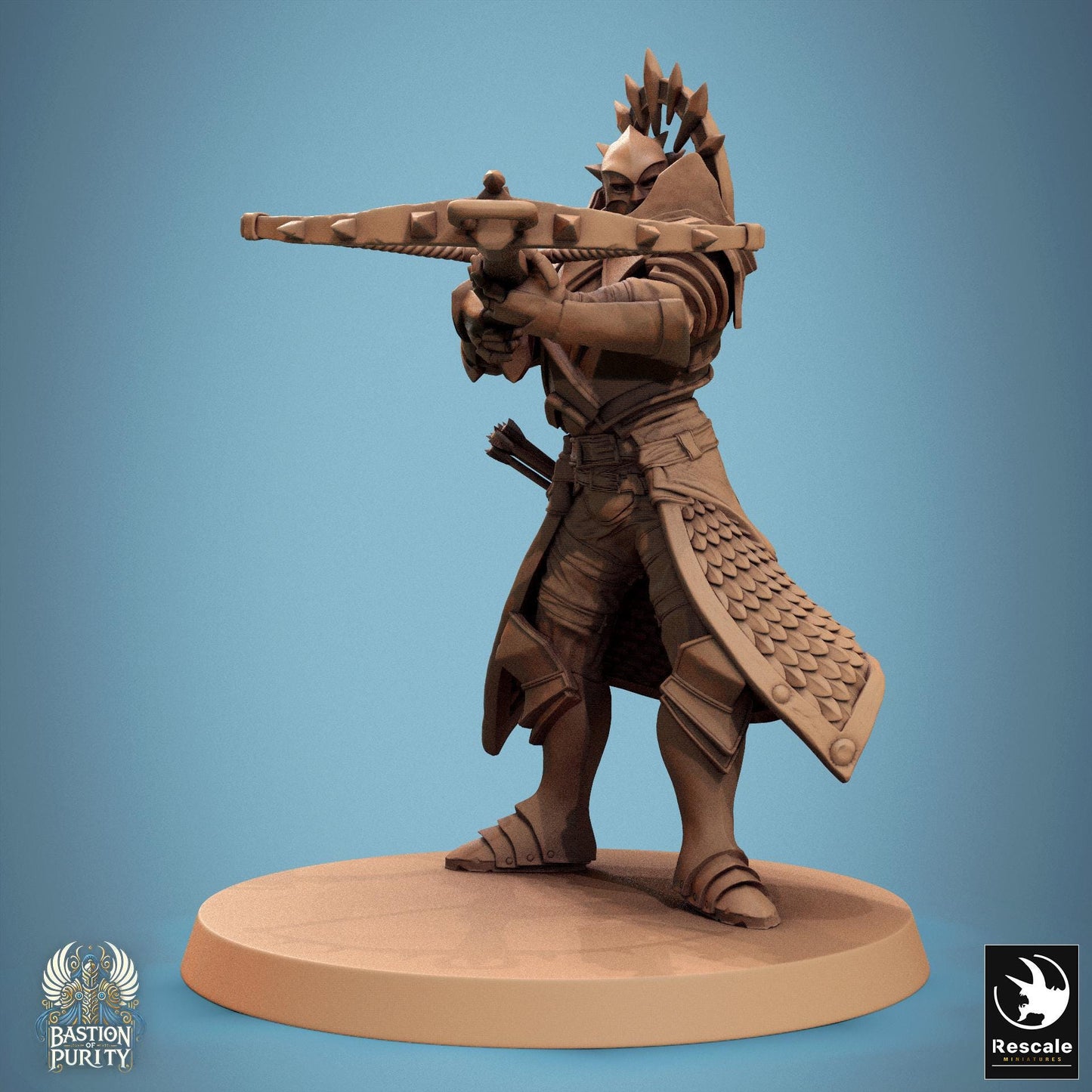 Aeterna Infantry - Archers -  Resin Miniature - Tabletop  miniature - Fantasy Miniature - 32mm - D&D -  Sci-fi Miniature - Papsikel DnD