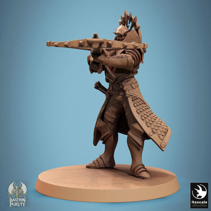 Aeterna Infantry - Archers -  Resin Miniature - Tabletop  miniature - Fantasy Miniature - 32mm - D&D -  Sci-fi Miniature - Papsikel DnD