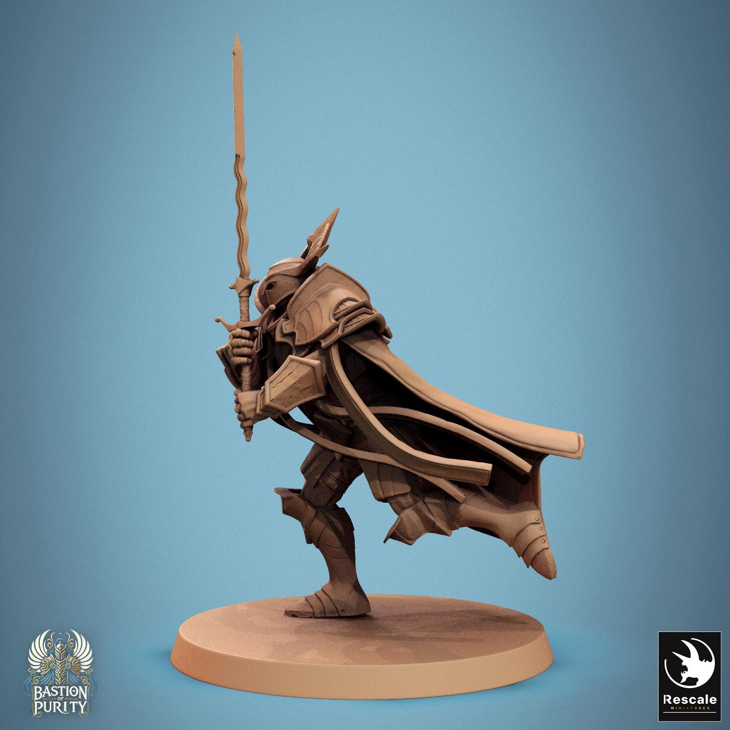 Aeterna Infantry - General - Resin Miniature - Tabletop miniature - Fantasy Miniature - 32mm - D&D - Sci-fi Miniature - Papsikel DnD