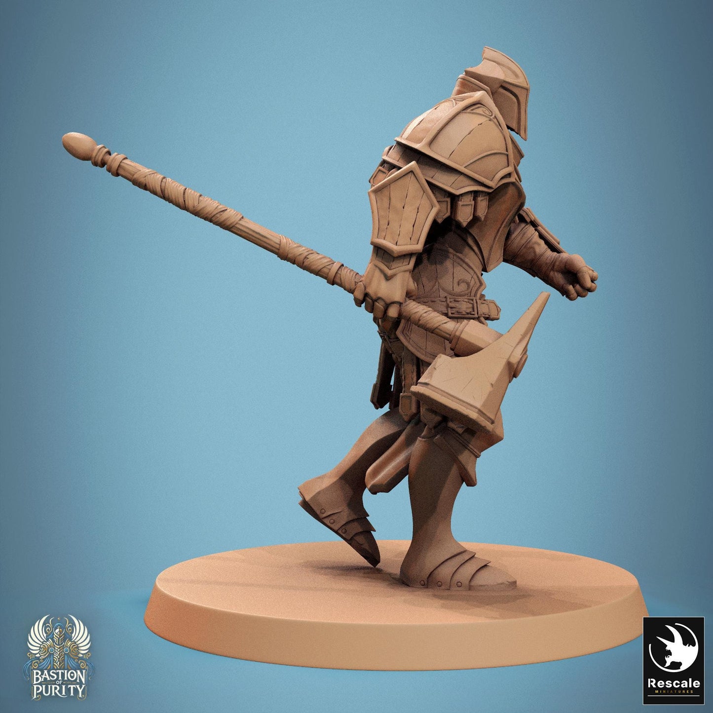 Aeterna Infantry - Soldiers - Resin Miniature - Tabletop miniature - Fantasy Miniature - 32mm - D&D - Sci-fi Miniature - Papsikel DnD