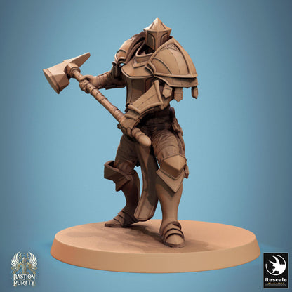 Aeterna Infantry - Soldiers - Resin Miniature - Tabletop miniature - Fantasy Miniature - 32mm - D&D - Sci-fi Miniature - Papsikel DnD