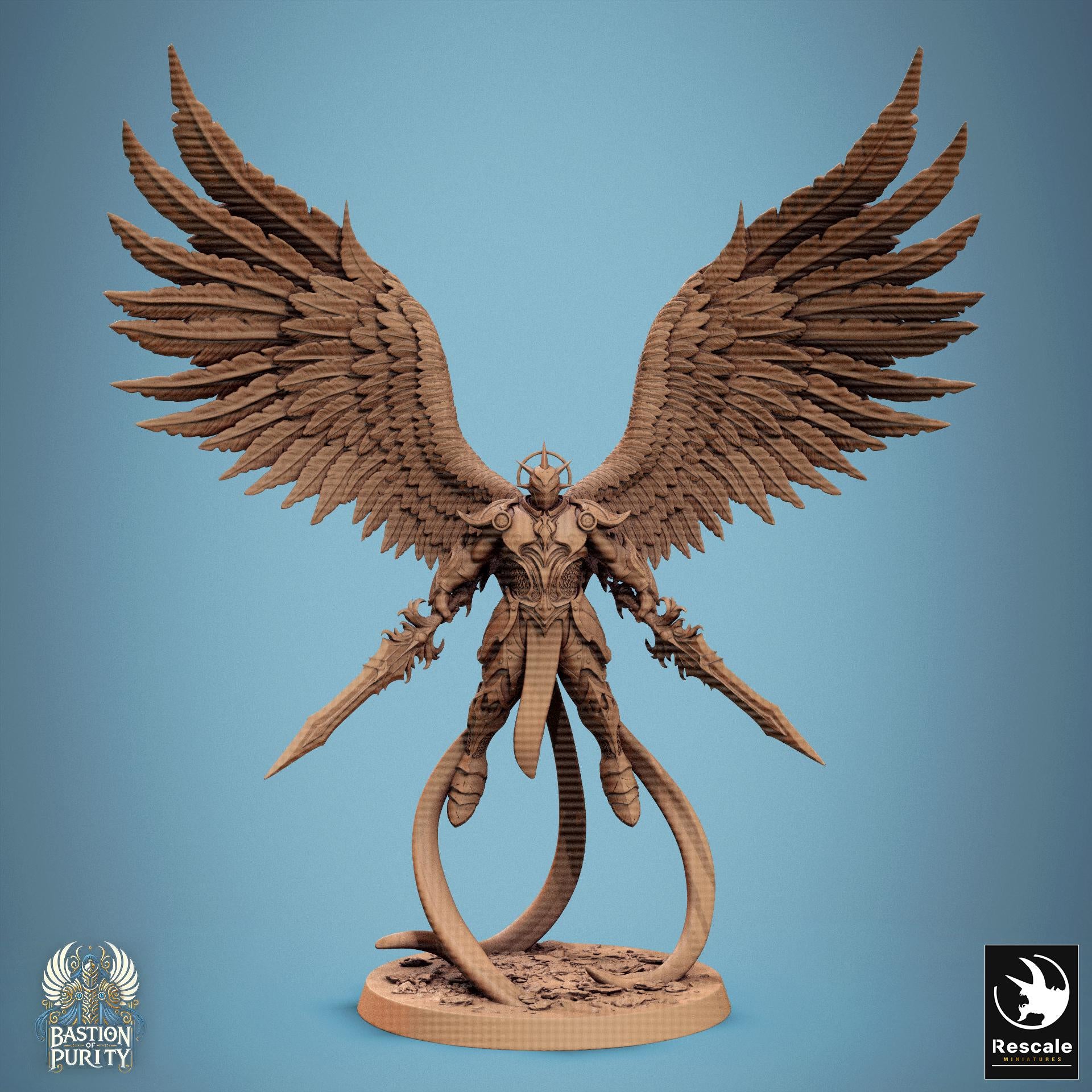 Aurelian Skyblade - Resin Miniature - Tabletop miniature - Fantasy Miniature - 32mm - D&D - Sci-fi Miniature - Rescale DnD