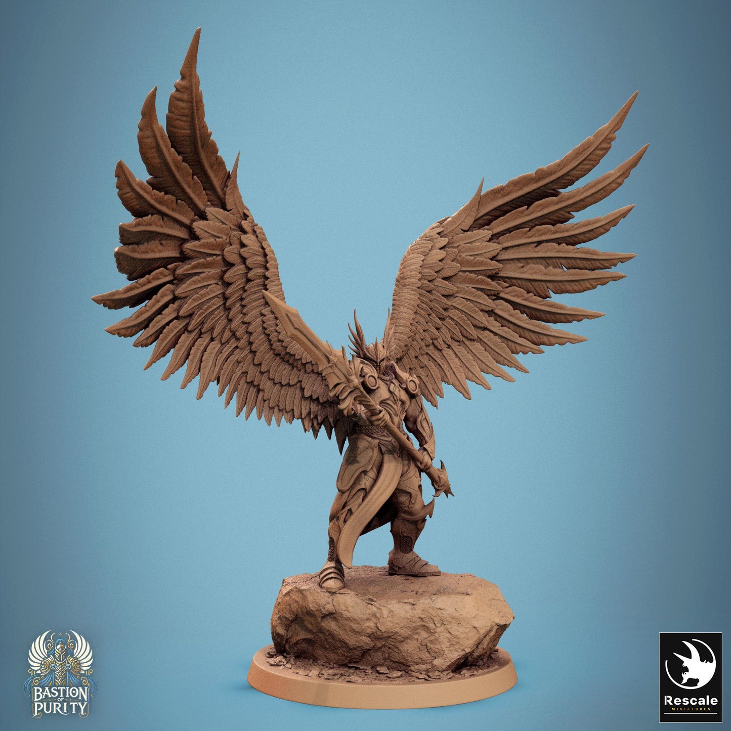 Aurelian Skyblade - Resin Miniature - Tabletop miniature - Fantasy Miniature - 32mm - D&D - Sci-fi Miniature - Rescale DnD