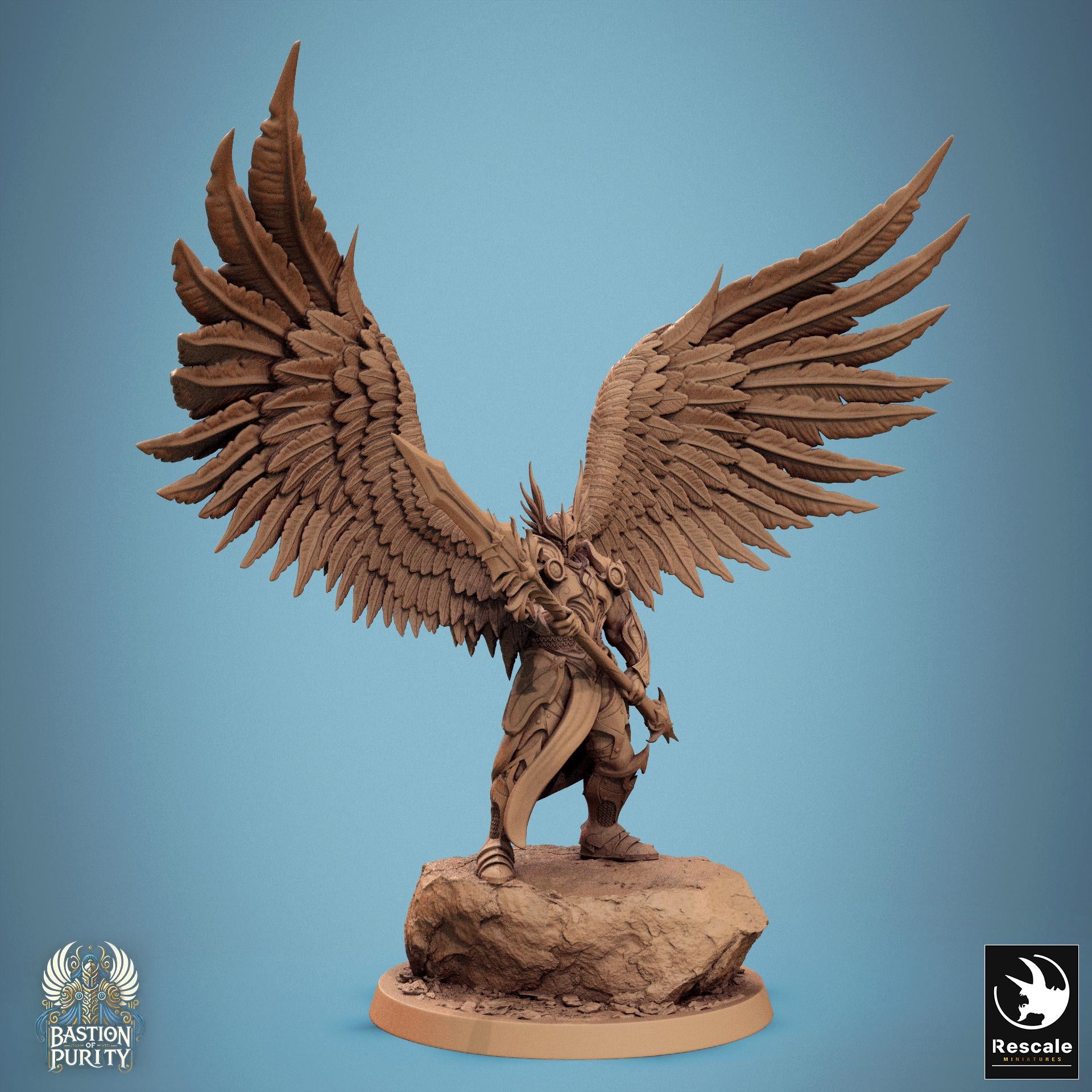 Aurelian Skyblade - Resin Miniature - Tabletop miniature - Fantasy Miniature - 32mm - D&D - Sci-fi Miniature - Rescale DnD