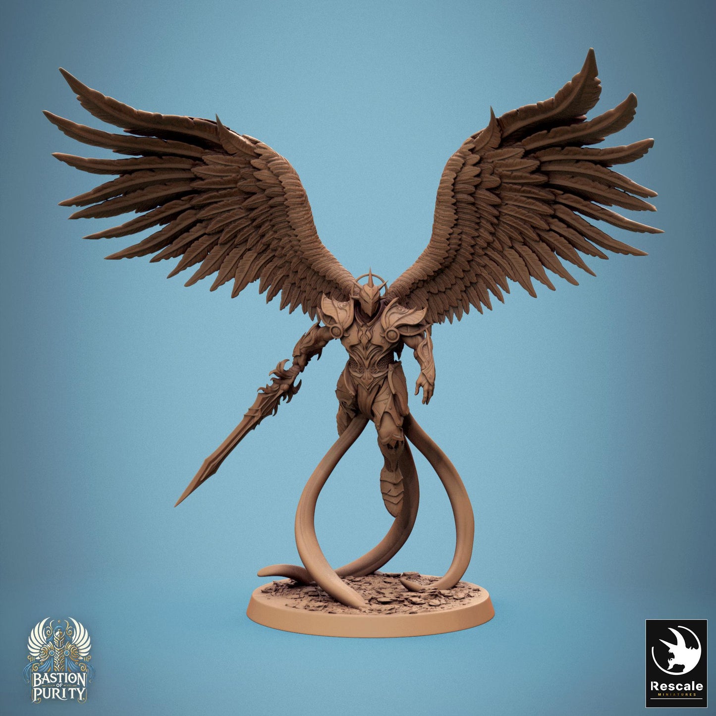 Aurelian Skyblade - Resin Miniature - Tabletop miniature - Fantasy Miniature - 32mm - D&D - Sci-fi Miniature - Rescale DnD