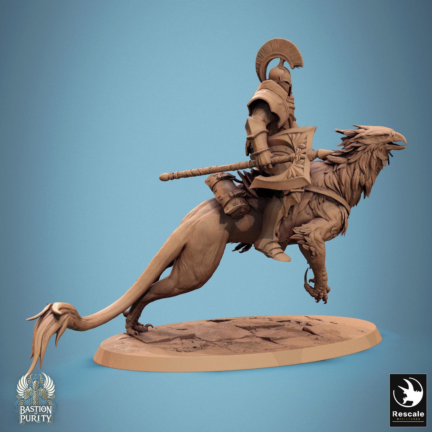 Gryph - Warriors  -  Resin Miniature - Tabletop  miniature - Fantasy Miniature - 32mm - D&D -  Sci-fi Miniature - Papsikel DnD