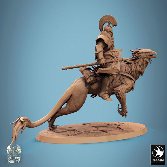 Gryph - Warriors  -  Resin Miniature - Tabletop  miniature - Fantasy Miniature - 32mm - D&D -  Sci-fi Miniature - Papsikel DnD