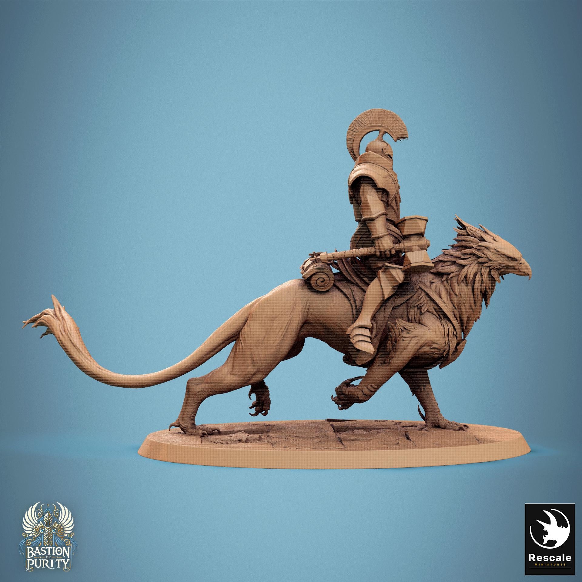 Gryph - Warriors - Resin Miniature - Tabletop miniature - Fantasy Miniature - 32mm - D&D - Sci-fi Miniature - Papsikel DnD