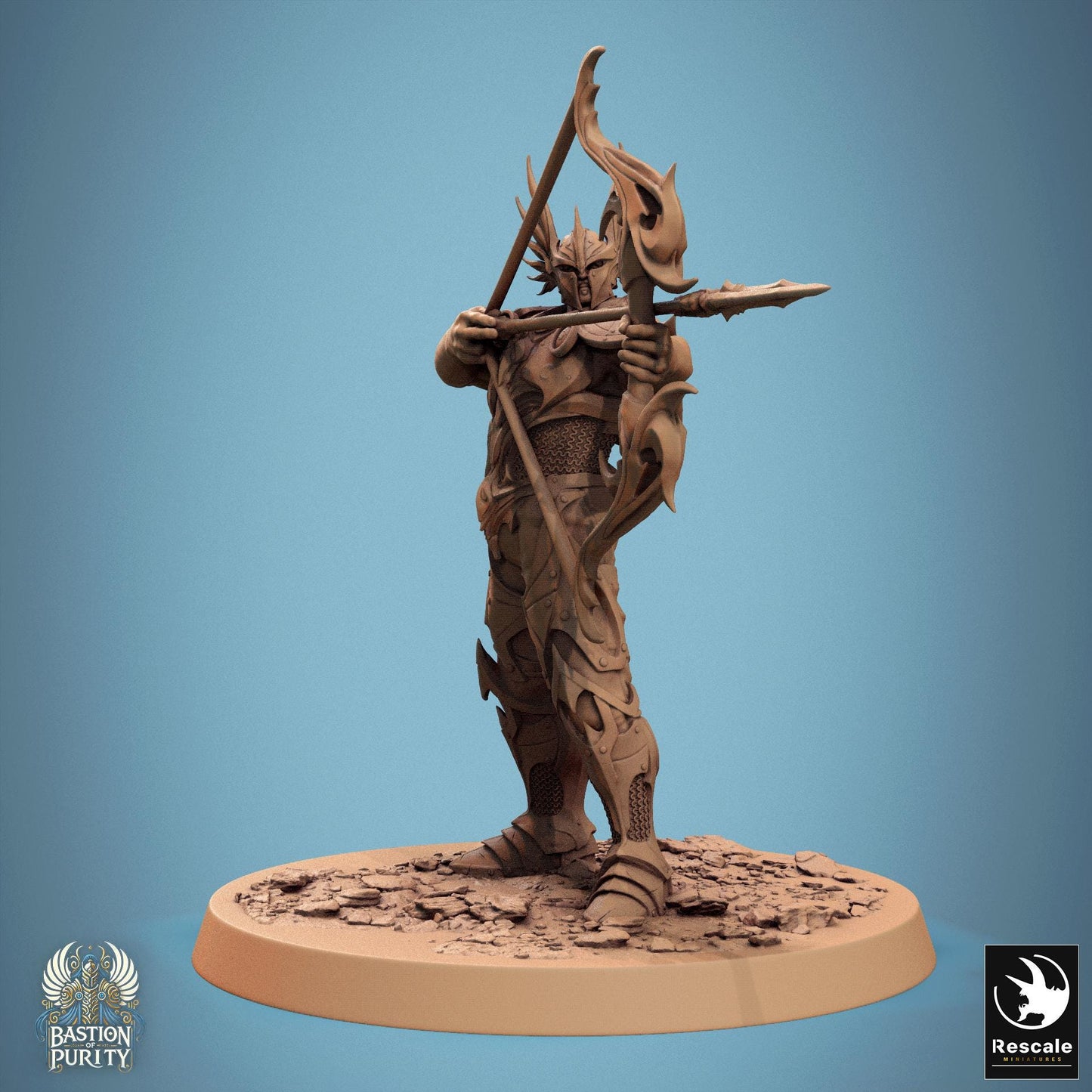 Sentinel Of Aetherium - Resin Miniature - Tabletop miniature - Fantasy Miniature - 32mm - D&D - Sci-fi Miniature - rescale DnD