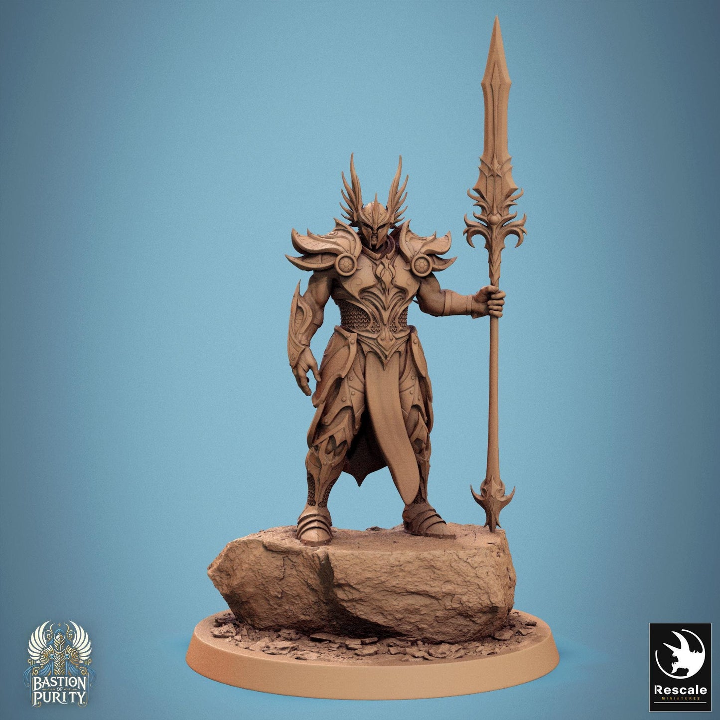 Sentinel Of Aetherium - Resin Miniature - Tabletop miniature - Fantasy Miniature - 32mm - D&D - Sci-fi Miniature - rescale DnD