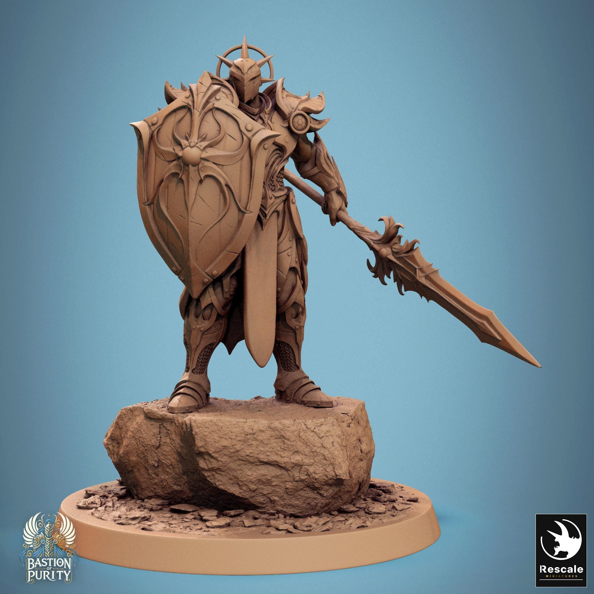 Sentinel Of Aetherium - Resin Miniature - Tabletop miniature - Fantasy Miniature - 32mm - D&D - Sci-fi Miniature - rescale DnD