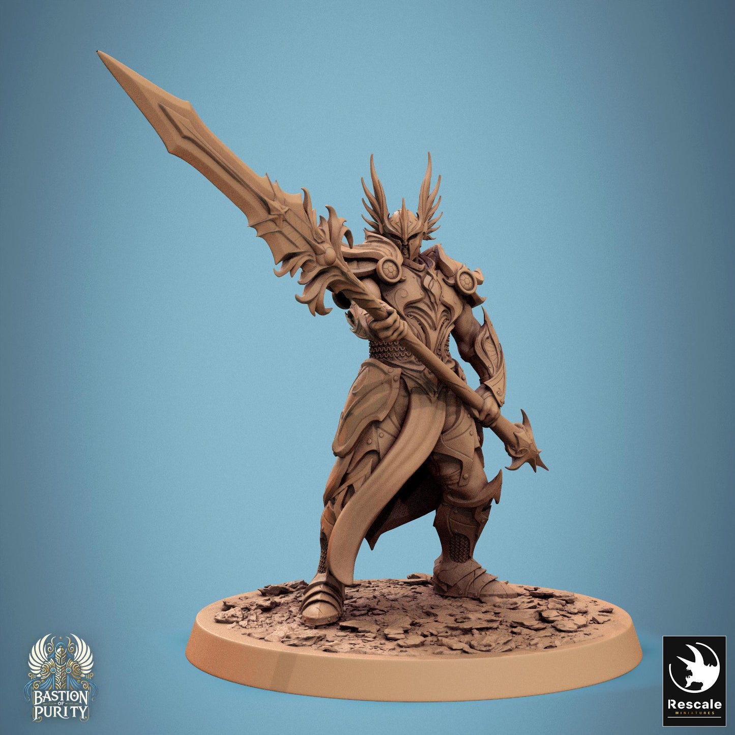 Sentinel Of Aetherium - Resin Miniature - Tabletop miniature - Fantasy Miniature - 32mm - D&D - Sci-fi Miniature - rescale DnD