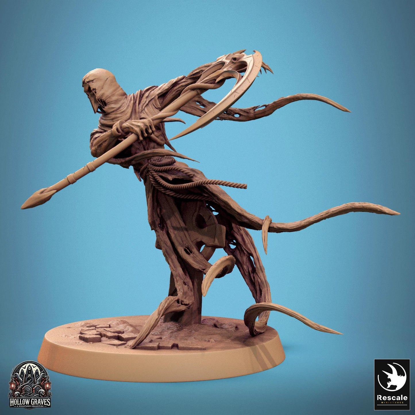 Masked Ghost - Resin Miniature - Tabletop miniature - Fantasy Miniature - 32mm - D&D - Sci-fi Miniature - Rescale DnD