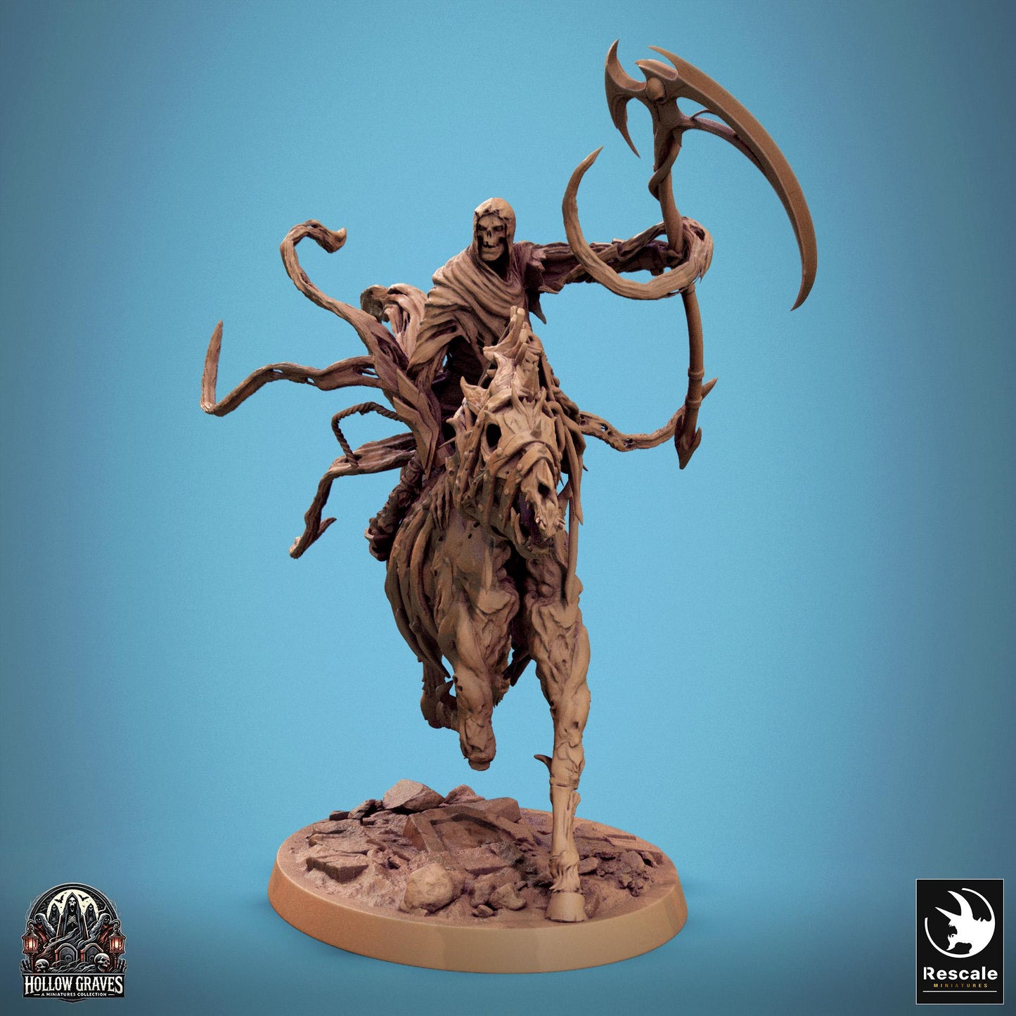 Wraithbound - Resin Miniature - Tabletop miniature - Fantasy Miniature - 32mm - D&D - Sci-fi Miniature - Rescale DnD