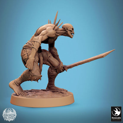Ghoul Ravager 1 - Resin Miniature - Tabletop miniature - Fantasy Miniature - 32mm - D&D - Sci-fi Miniature - Papsikel DnD