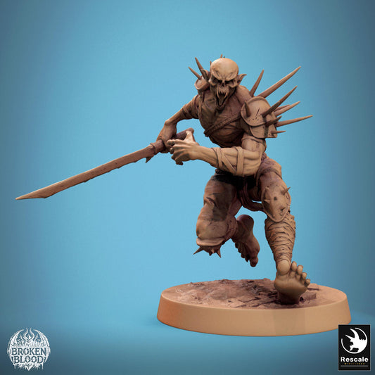 Ghoul Ravager 2 -  Resin Miniature - Tabletop  miniature - Fantasy Miniature - 32mm - D&D -  Sci-fi Miniature - Papsikel DnD