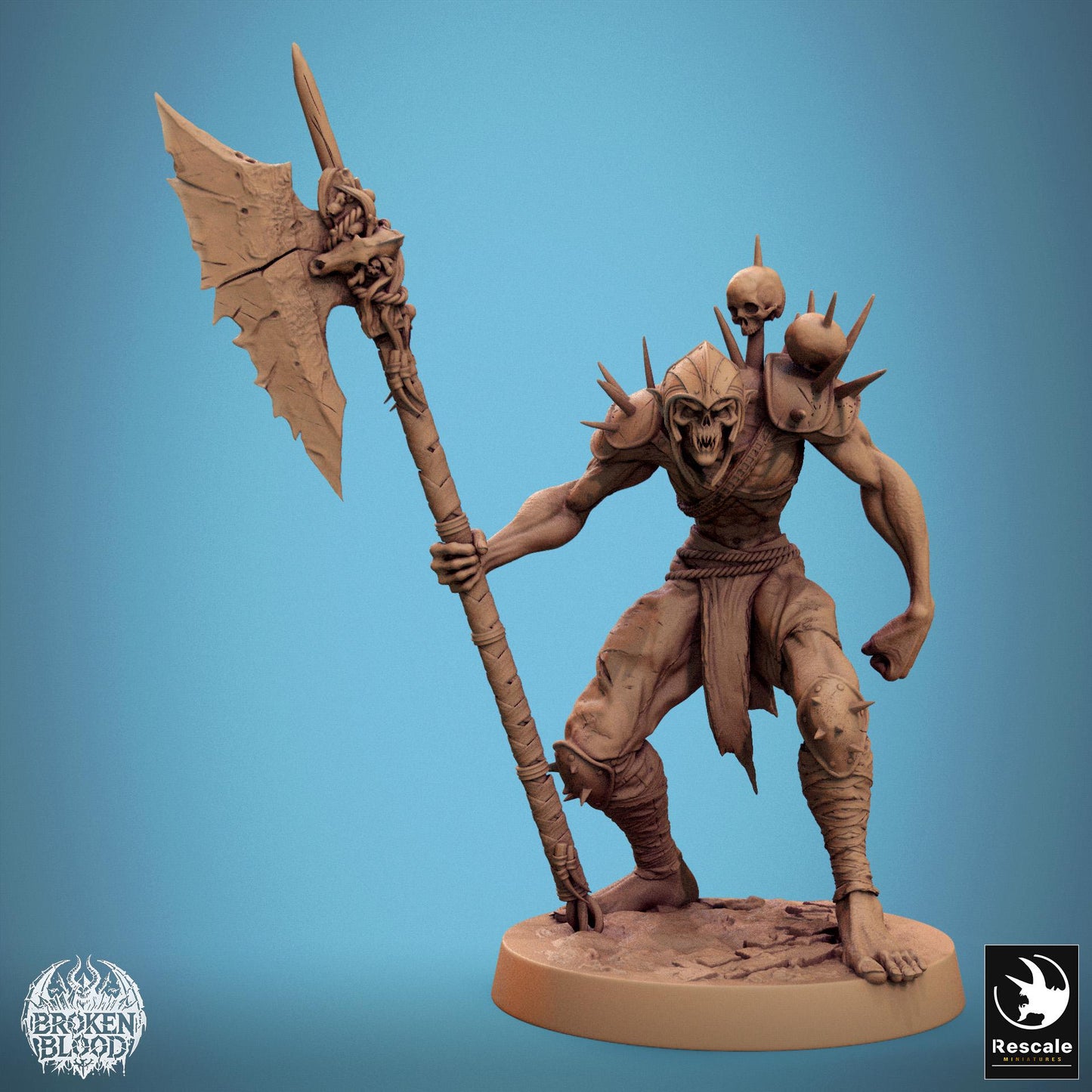 Ghoul Ravager 2 -  Resin Miniature - Tabletop  miniature - Fantasy Miniature - 32mm - D&D -  Sci-fi Miniature - Papsikel DnD