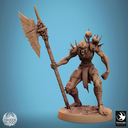 Ghoul Ravager 2 - Resin Miniature - Tabletop miniature - Fantasy Miniature - 32mm - D&D - Sci-fi Miniature - Papsikel DnD