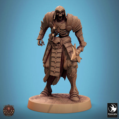 Oriental Skeletons 1 -  Resin Miniature - Tabletop  miniature - Fantasy Miniature - 32mm - D&D -  Sci-fi Miniature - Rescale DnD