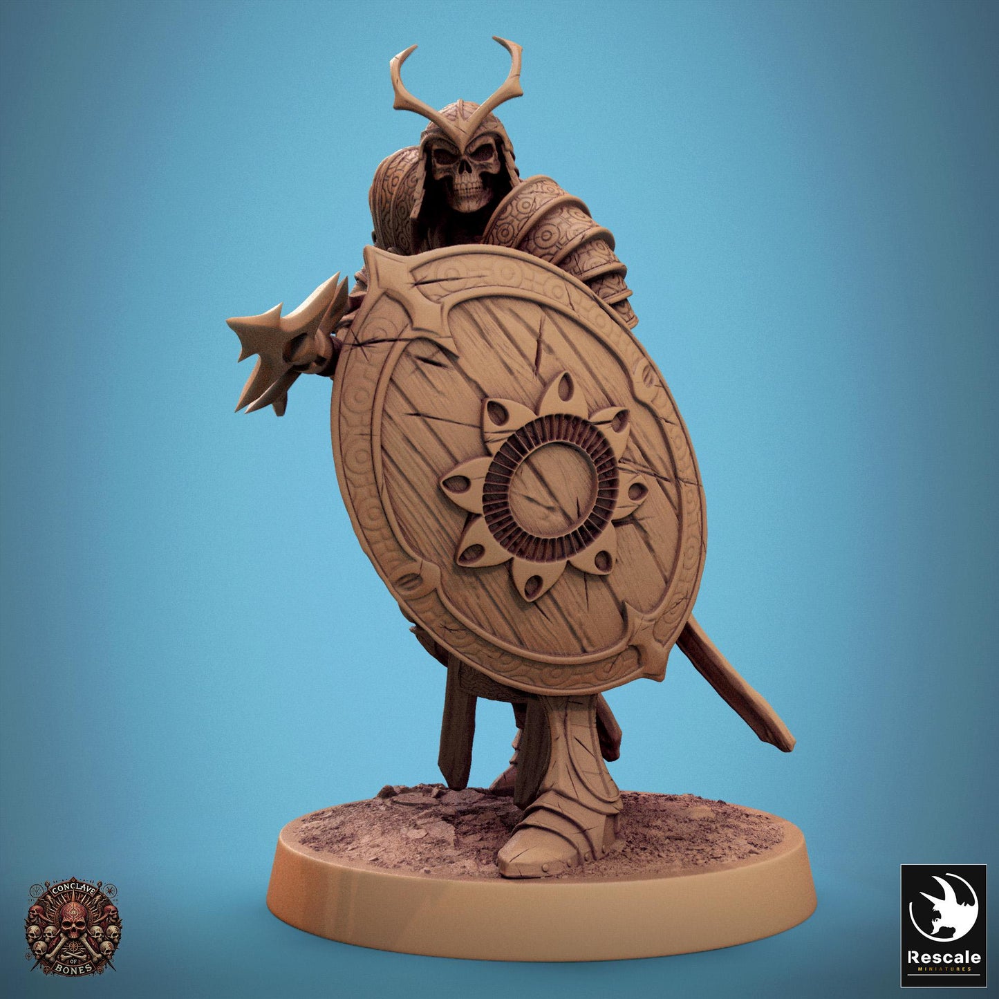 Oriental Skeletons 1 - Resin Miniature - Tabletop miniature - Fantasy Miniature - 32mm - D&D - Sci-fi Miniature - Rescale DnD