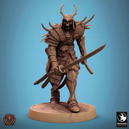 Oriental Skeletons 2 - Resin Miniature - Tabletop miniature - Fantasy Miniature - 32mm - D&D - Sci-fi Miniature - Rescale DnD