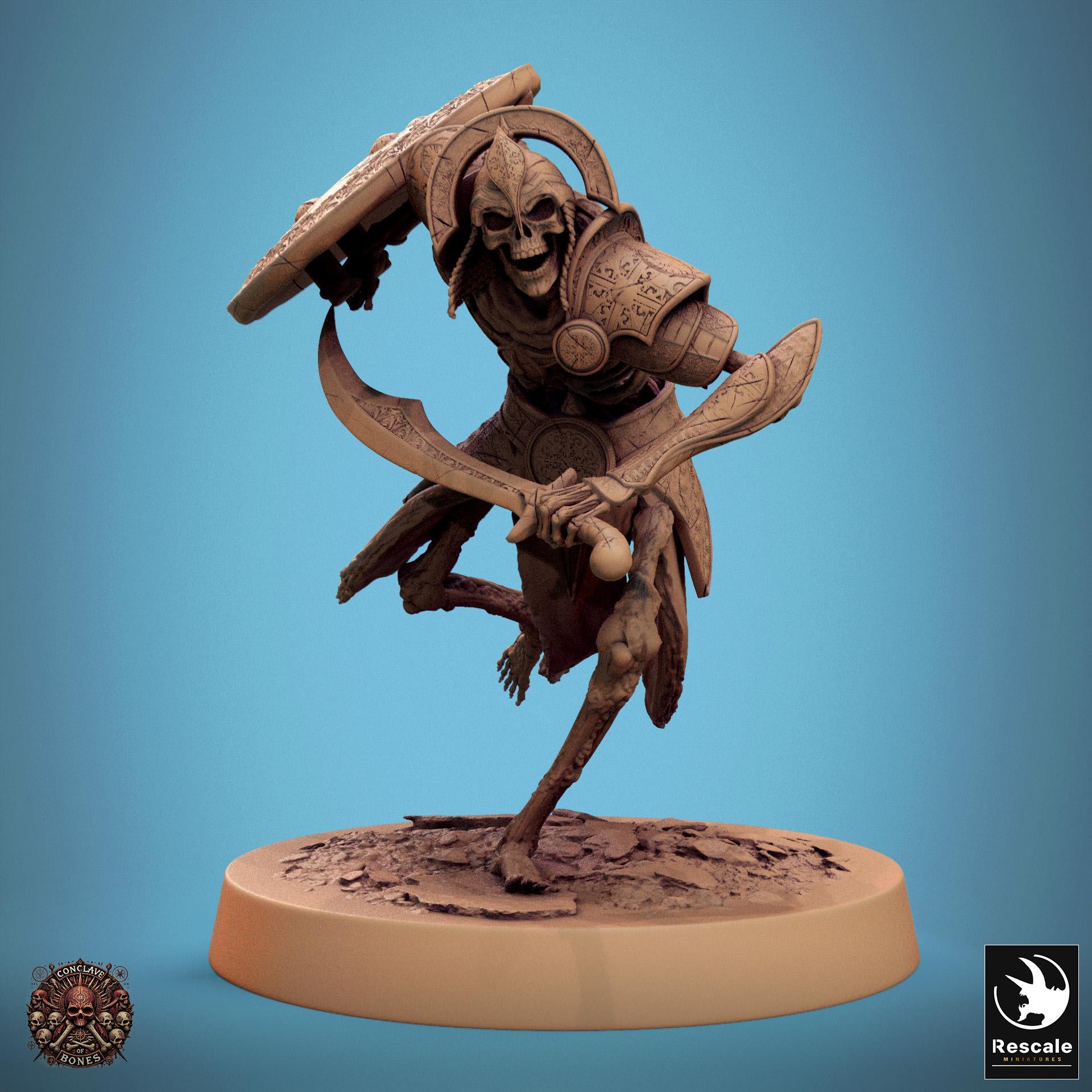 Persian Skeletons 2 - Resin Miniature - Tabletop miniature - Fantasy Miniature - 32mm - D&D - Sci-fi Miniature - Rescale DnD