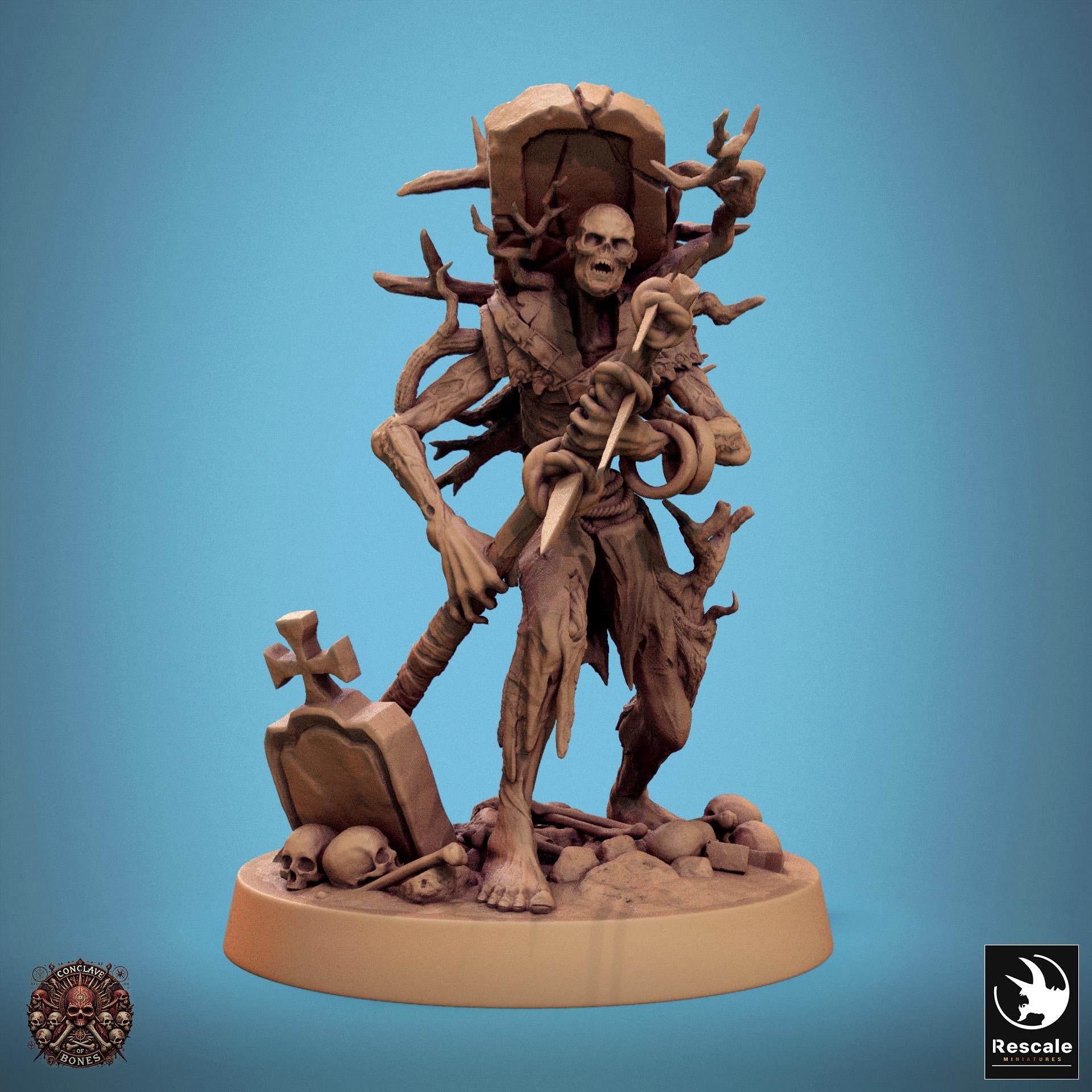 Zombie 1 - Resin Miniature - Tabletop miniature - Fantasy Miniature - 32mm - D&D - Sci-fi Miniature - Rescale DnD