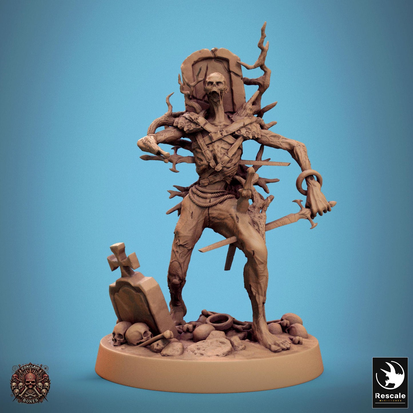 Zombie 1 -  Resin Miniature - Tabletop  miniature - Fantasy Miniature - 32mm - D&D -  Sci-fi Miniature - Rescale DnD