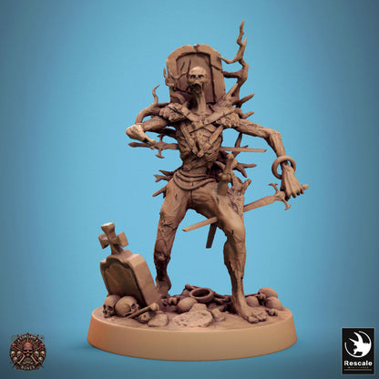 Zombie 1 -  Resin Miniature - Tabletop  miniature - Fantasy Miniature - 32mm - D&D -  Sci-fi Miniature - Rescale DnD