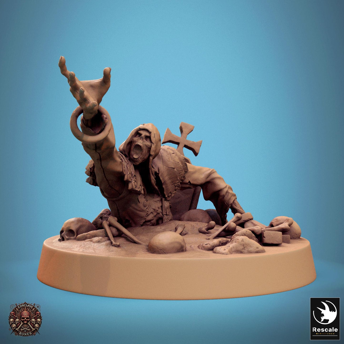 Zombie 2 - Resin Miniature - Tabletop miniature - Fantasy Miniature - 32mm - D&D - Sci-fi Miniature - Rescale DnD