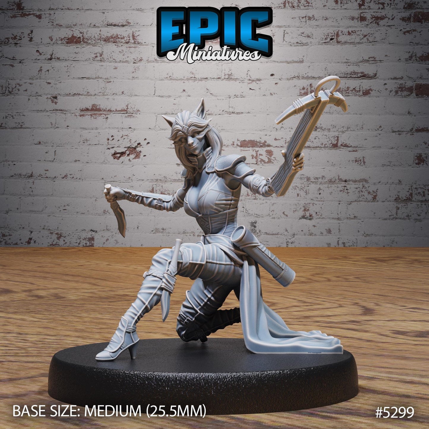 DnD Cat Burglar -  Resin Miniature - Tabletop  miniature - Fantasy Miniature - 32mm - D&D -  Sci-fi Miniature - Rescale