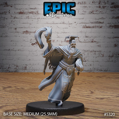 DnD Schoolar wizard - Resin Miniature - Tabletop miniature - Fantasy Miniature - 32mm - D&D - Sci-fi Miniature