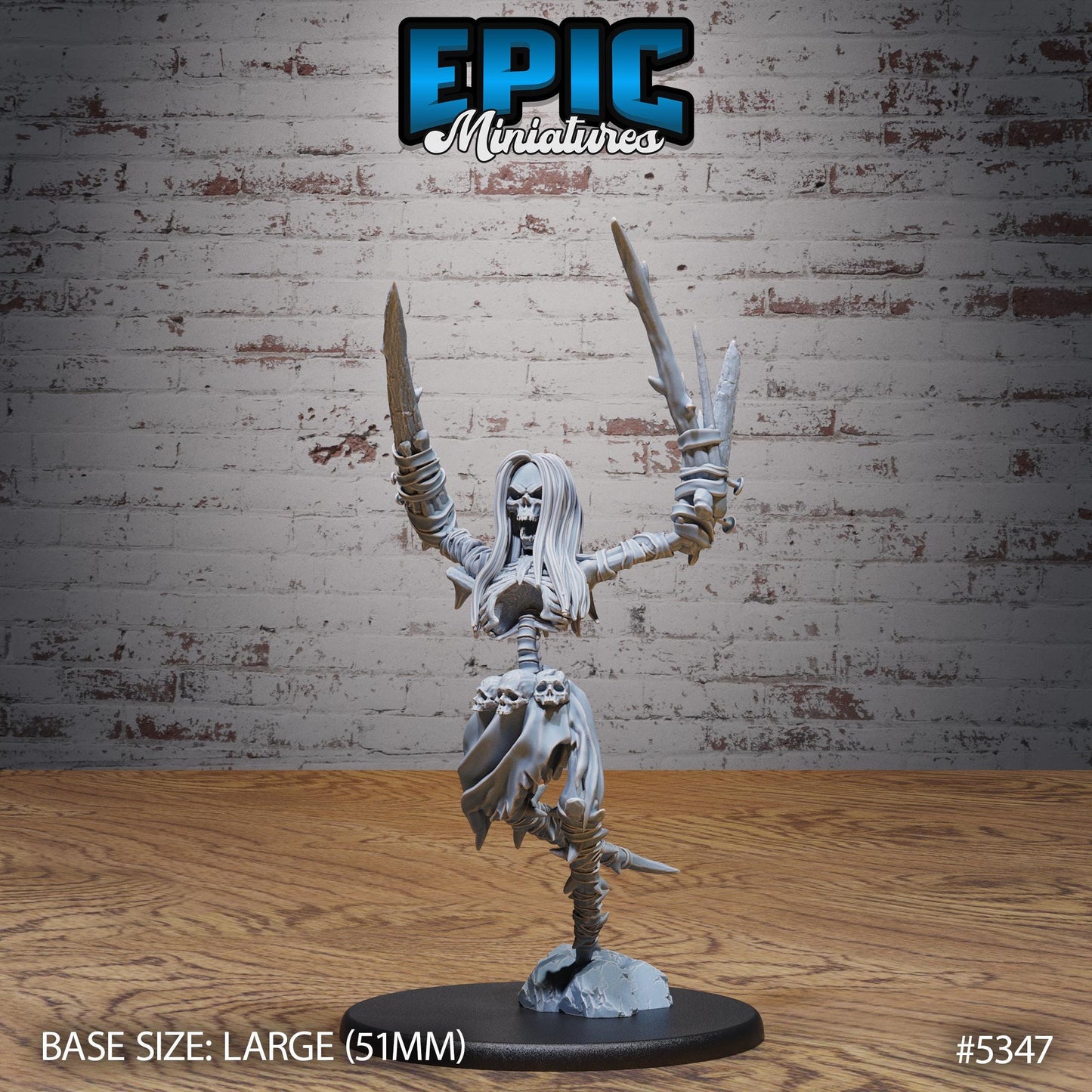 Bone abomination -  Resin Miniature - Tabletop  miniature - Fantasy Miniature - 32mm - D&D -  Sci-fi Miniature