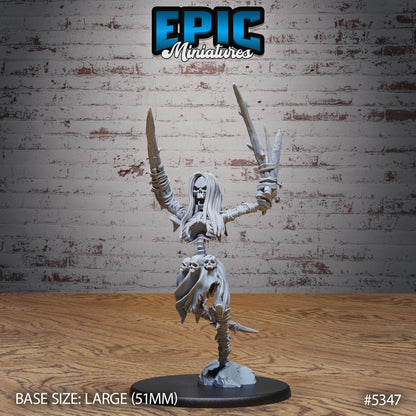 Bone abomination -  Resin Miniature - Tabletop  miniature - Fantasy Miniature - 32mm - D&D -  Sci-fi Miniature