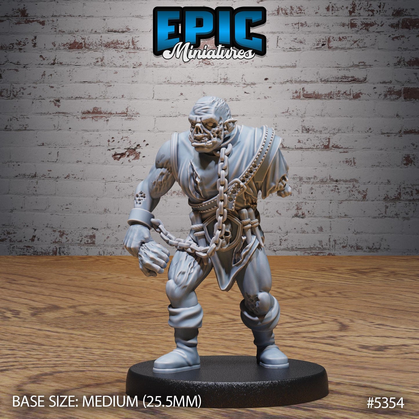 DnD Zombies - Resin Miniature - Tabletop miniature - Fantasy Miniature - 32mm - D&D - Sci-fi Miniature