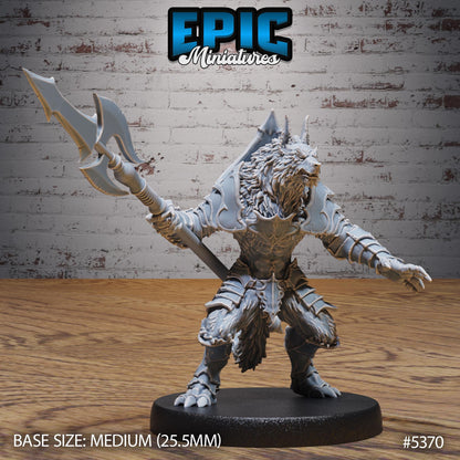DnD Warewolf - Resin Miniature - Tabletop miniature - Fantasy Miniature - 32mm - D&D - Sci-fi Miniature