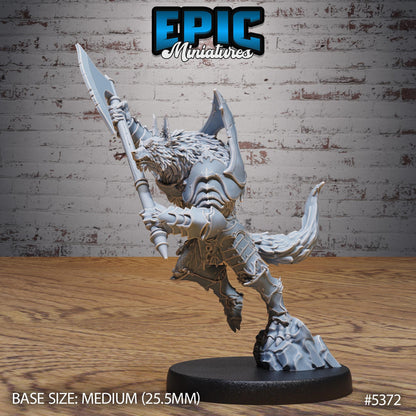 DnD Warewolf -  Resin Miniature - Tabletop  miniature - Fantasy Miniature - 32mm - D&D -  Sci-fi Miniature