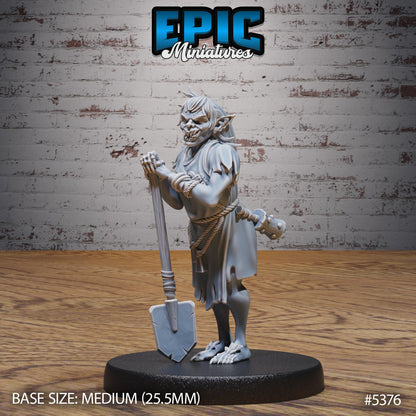 DnD Ghoul spawn -  Resin Miniature - Tabletop  miniature - Fantasy Miniature - 32mm - D&D -  Sci-fi Miniature